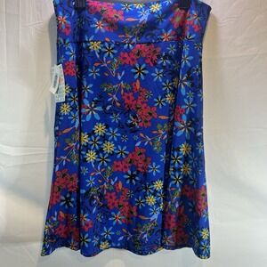 LuLaRoe Women's Azure Multicolor Maxi Skirt 2XL New‎ With Tags